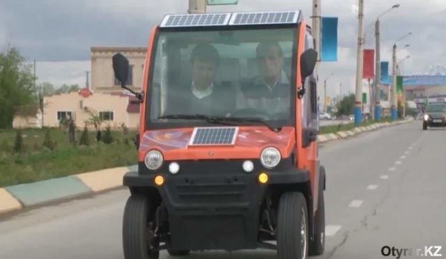 Түркістанның оқытушысы электрмобиль құрастырды